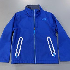 North Face Blue Apex Boy Fleece Thermal Jacket 7/8